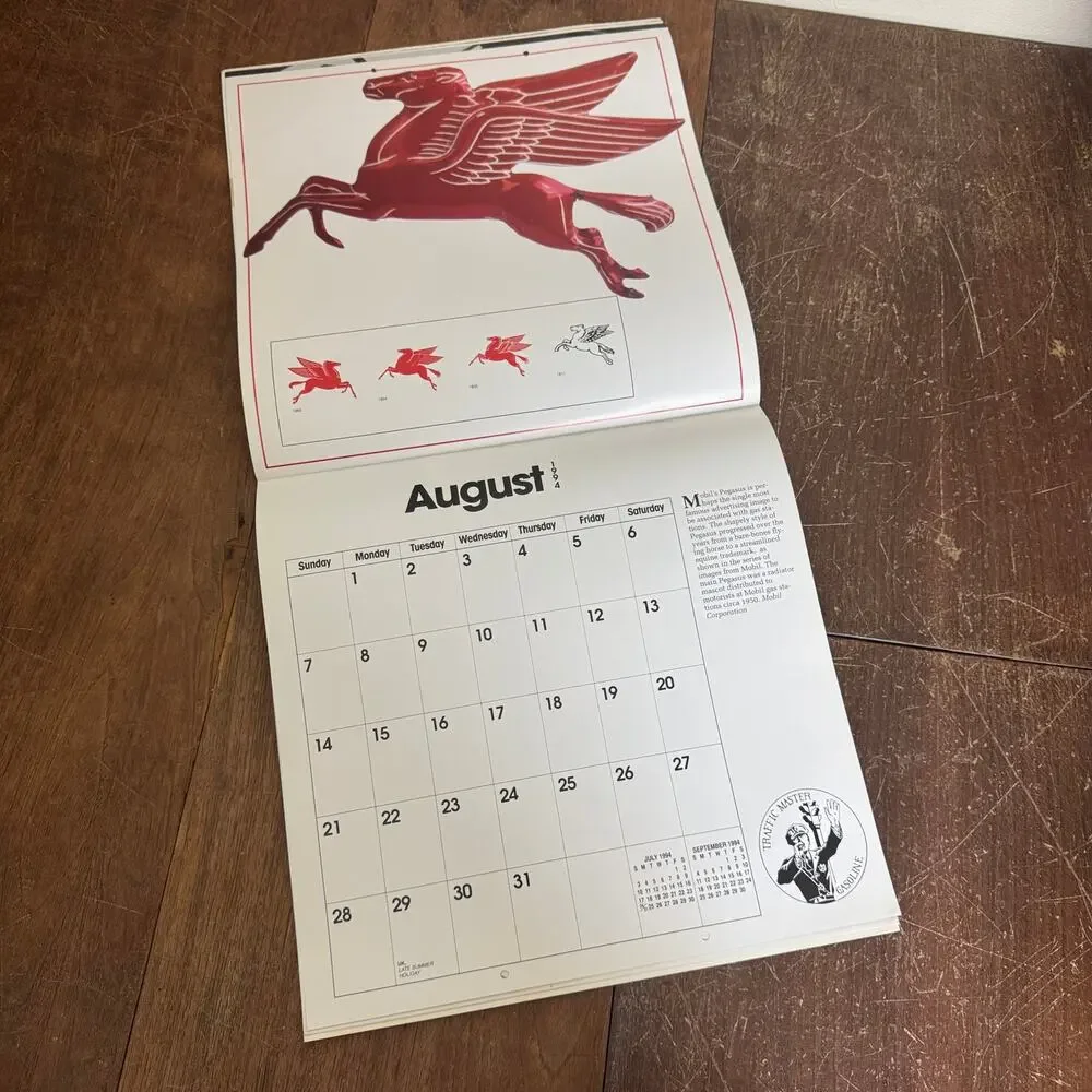 The Great American Gas Station 1994 Calendar UNUSED‎ Michael K. Witzel